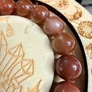 Chocolate Moonstone Bracelet – 13 mm